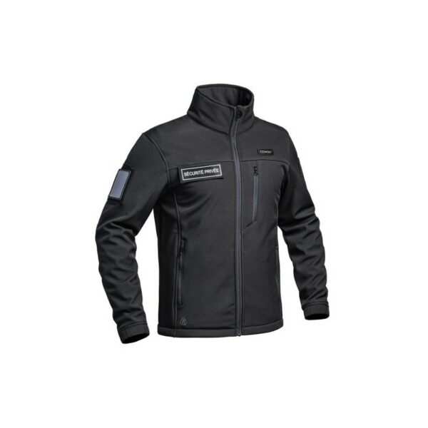 Veste Softshell SÉCU-ONE flap Sécurité Privée