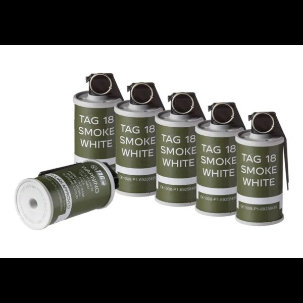 PACK 6 GRENADES TAG 18 FUMI